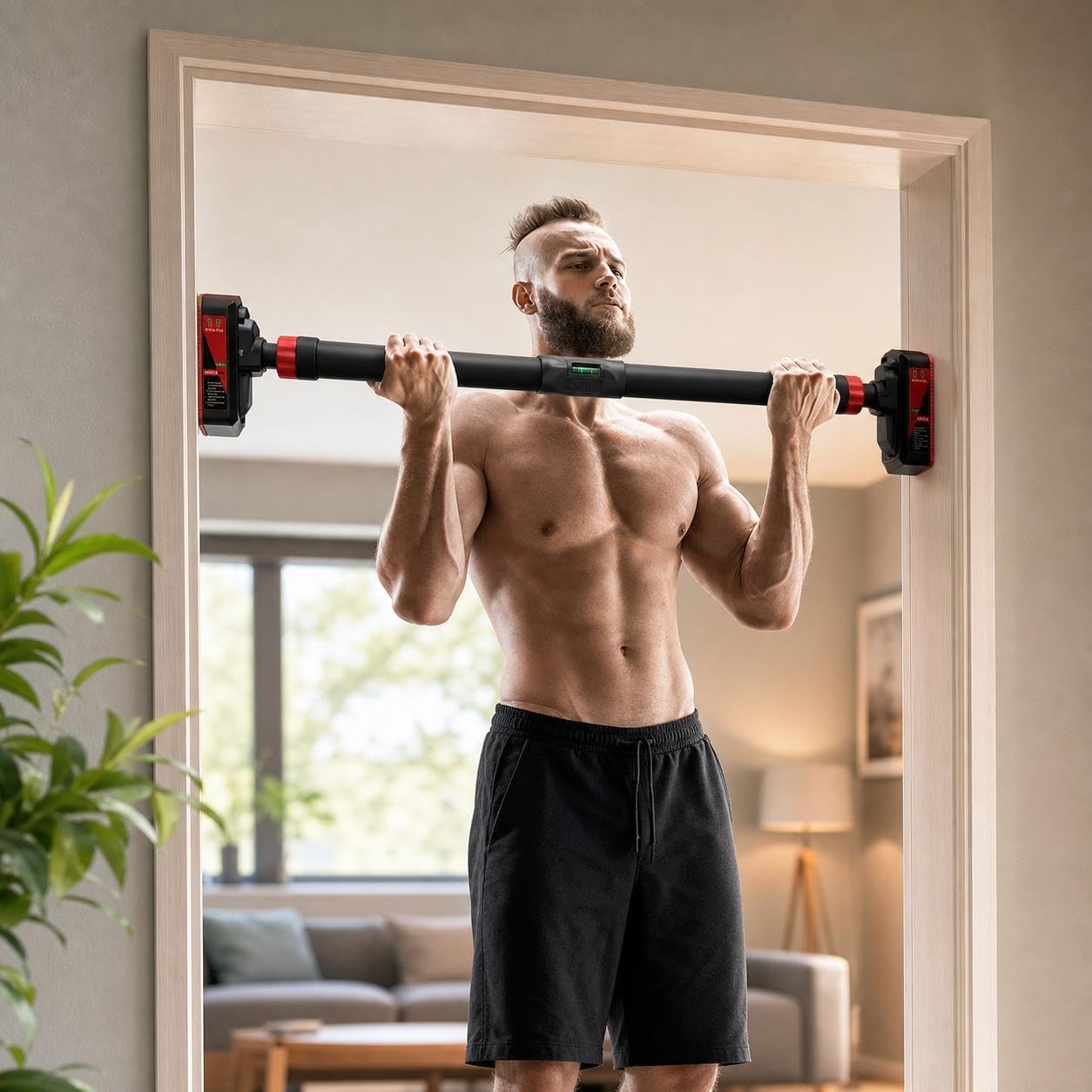 Pull Up Bar for Doorway, Frame - đánh giá và giá Leg Home Gym Workout